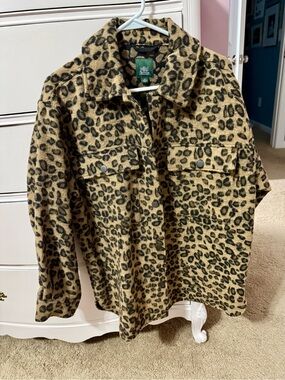 wild fable Leopard Print Shacket